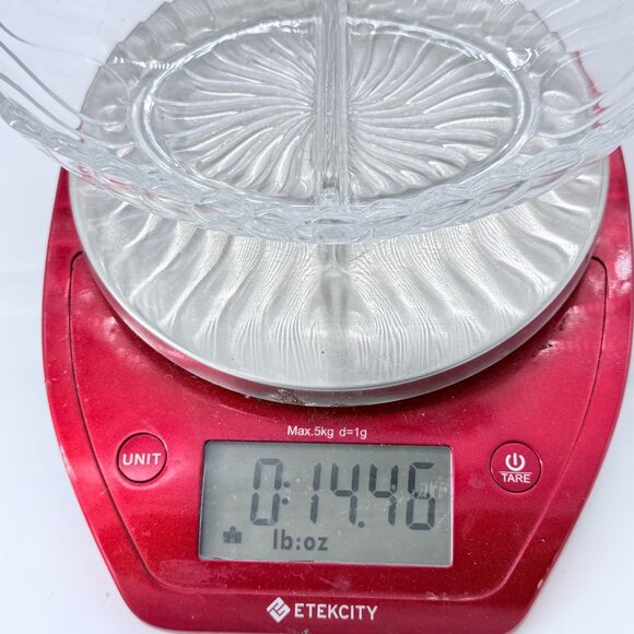 Vintage Colony by Fostoria Clear Crystal 9” Divided Oval Relish Dish - Picture 5 of 7